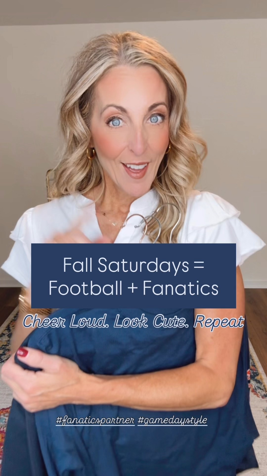 #ad - I’m so excited to be partnering with Fanatics to bring you three of my favorite things: tailgating, college football, and fashion! 🏈✨ Fanatics just dropped new arrivals, including this Auburn spirit wear made just for us, and I’ve linked so many spiritual options for you in my LTK. Just comment FOOTBALL!!

Whether you’re cheering for Auburn like me or repping any team, Fanatics has something for every sports fan. I rounded up my favorite game day styles for both men and women—so you and your family will be ready to cheer on your home team in style just click on my LTK link to shop your favorites with FANATICS.

Wearing a size small in all tops.

#fanaticspartner #gamedaystyle #collegefootballfashion #auburntigers #tailgateoutfits #Fanatics ##GameDay @fanatics

#LTKSeasonal #LTKMens #LTKActive