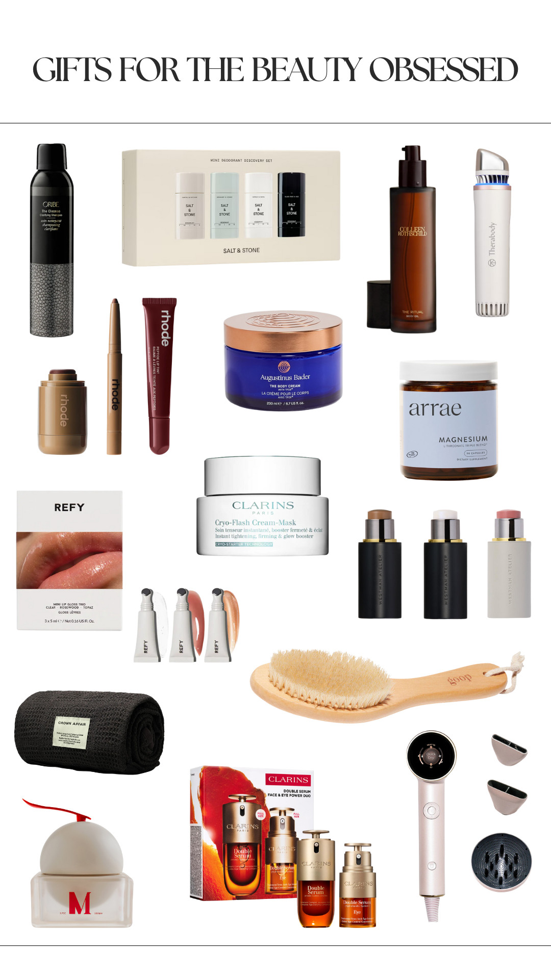 Gifts For The Beauty Obsessed 

 #LTKGiftGuide #LTKHoliday #LTKBeauty