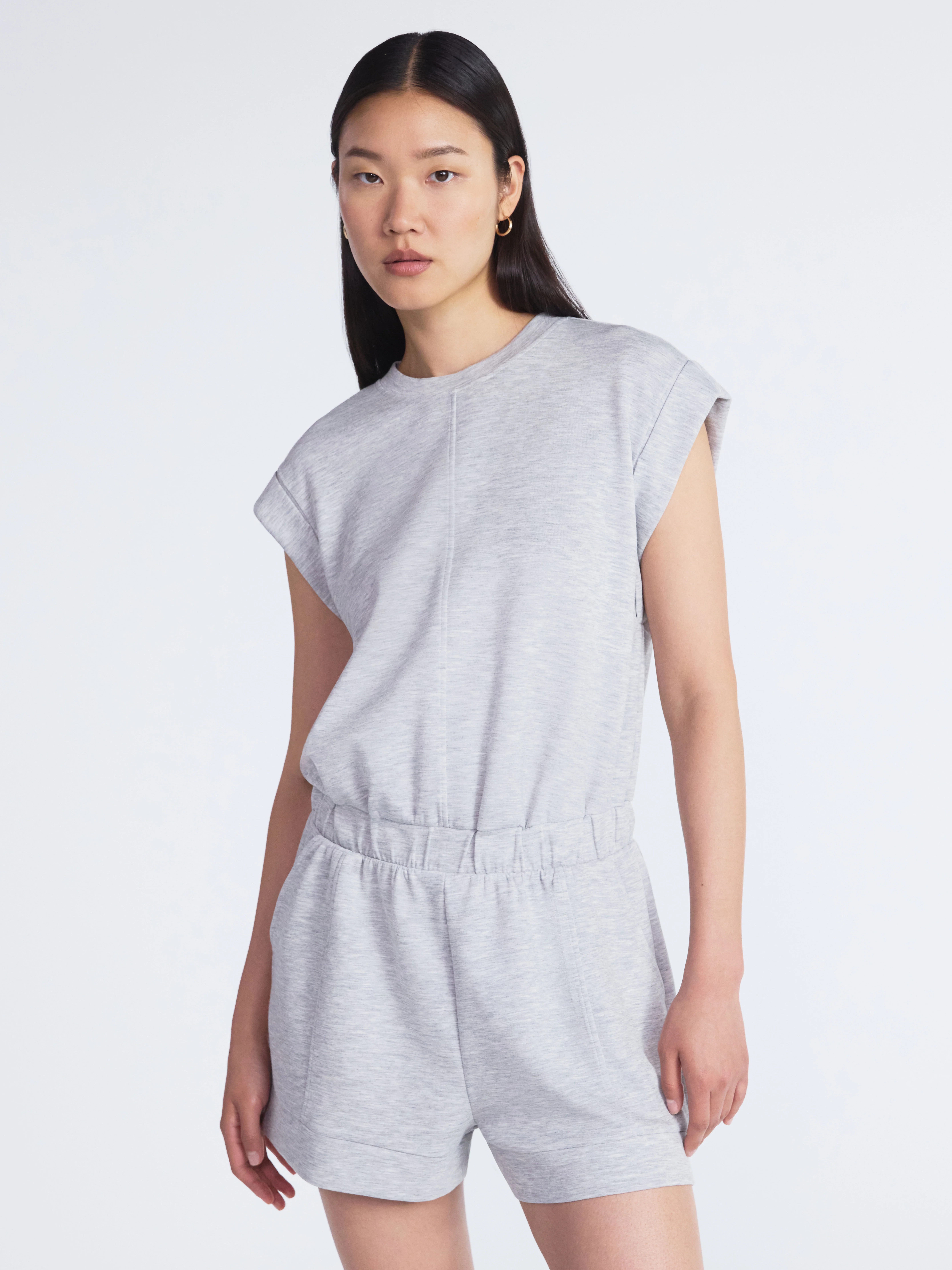 Scoop Women's Scubaknit Romper, Sizes XS-XXL | Walmart (US)