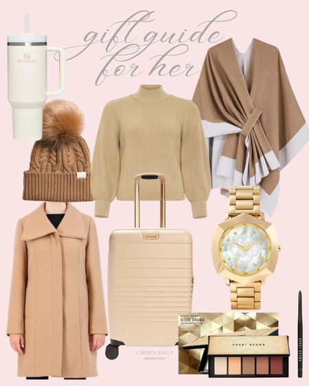 Neutral ideas: I love most neutral  things they are so versatile, classic but still can be trendy. 
Coat, dress coat, Nordstrom, luggage, suitcase, Kendra Scott watch, sweater, Anna Cate, mockneck, wrap, Amazon, shawl, poncho, cape, makeup, eyeshadow palette, Bobbi Brown, carry on, Stanley, fur pom beanie 

#LTKforher


#LTKover40 #LTKworkwear #LTKtravel #LTKSeasonal #LTKGiftGuide #LTKHoliday