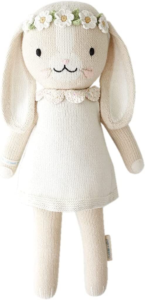 Hannah The Bunny Ivory Little 13" Hand-Knit Doll – 1 Doll = 10 Meals, Fair Trade, Heirloom Qual... | Amazon (US)