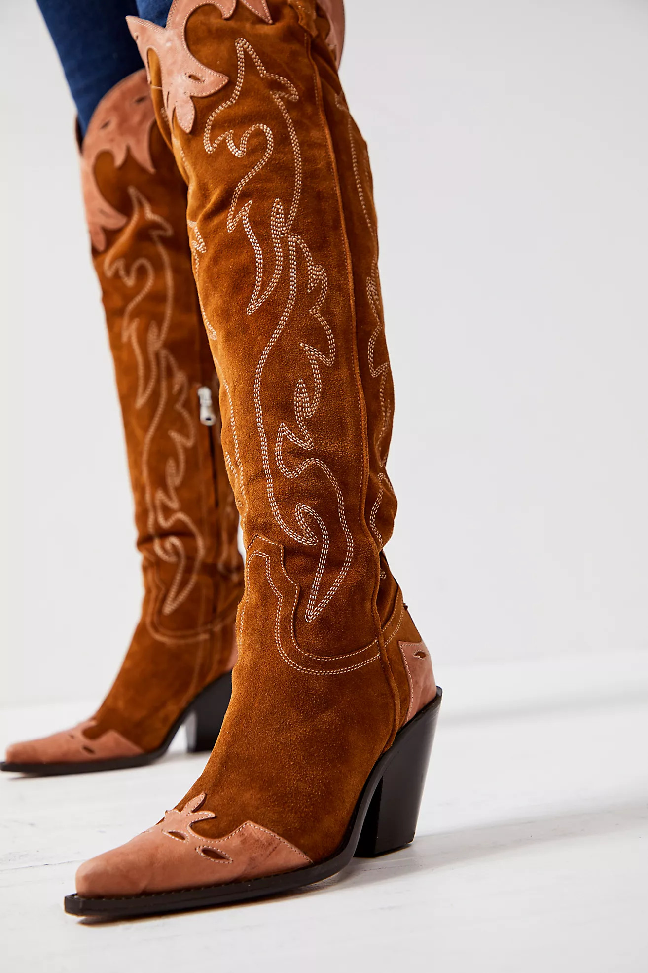 Wild West Thigh High Boots | Free People (Global - UK&FR Excluded)