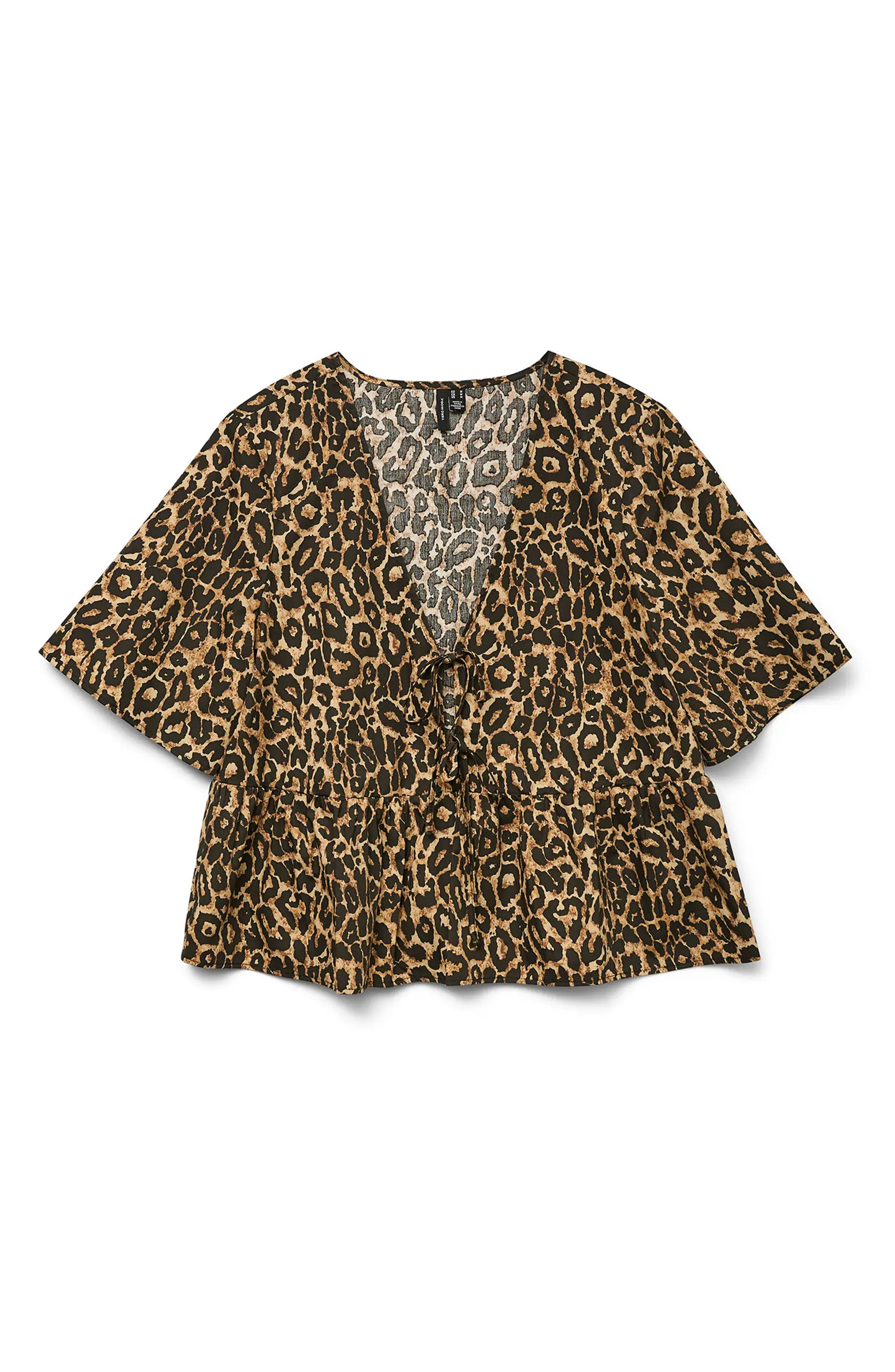 VERO MODA Lira Tie Front Top | Nordstromrack | Nordstrom Rack