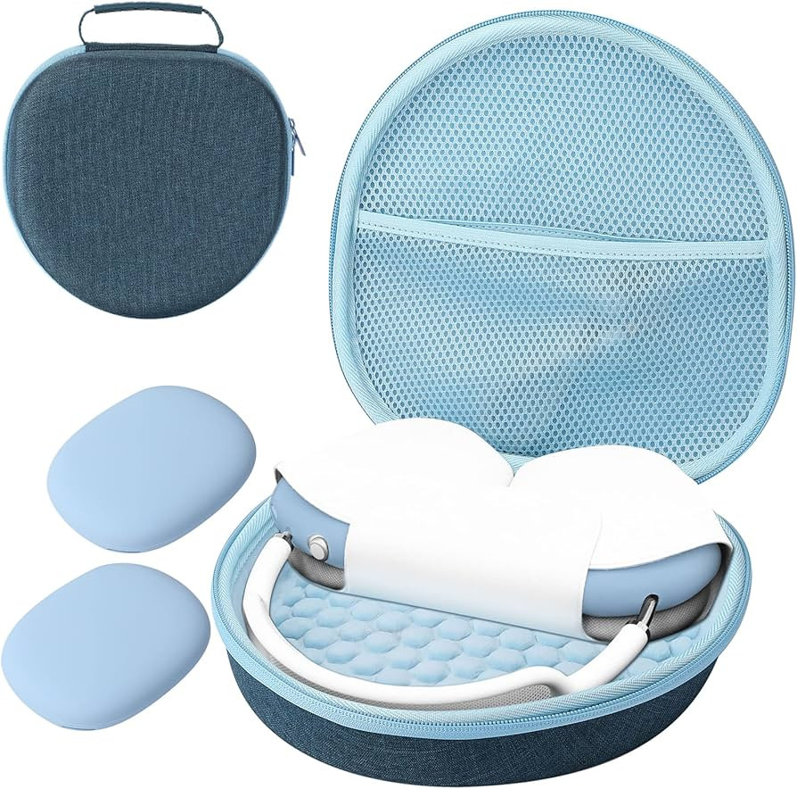 ProCase Hard Case for New AirPods Max, Travel Carrying Headphone Case with Silicone Earpad Cover ... | Amazon (US)