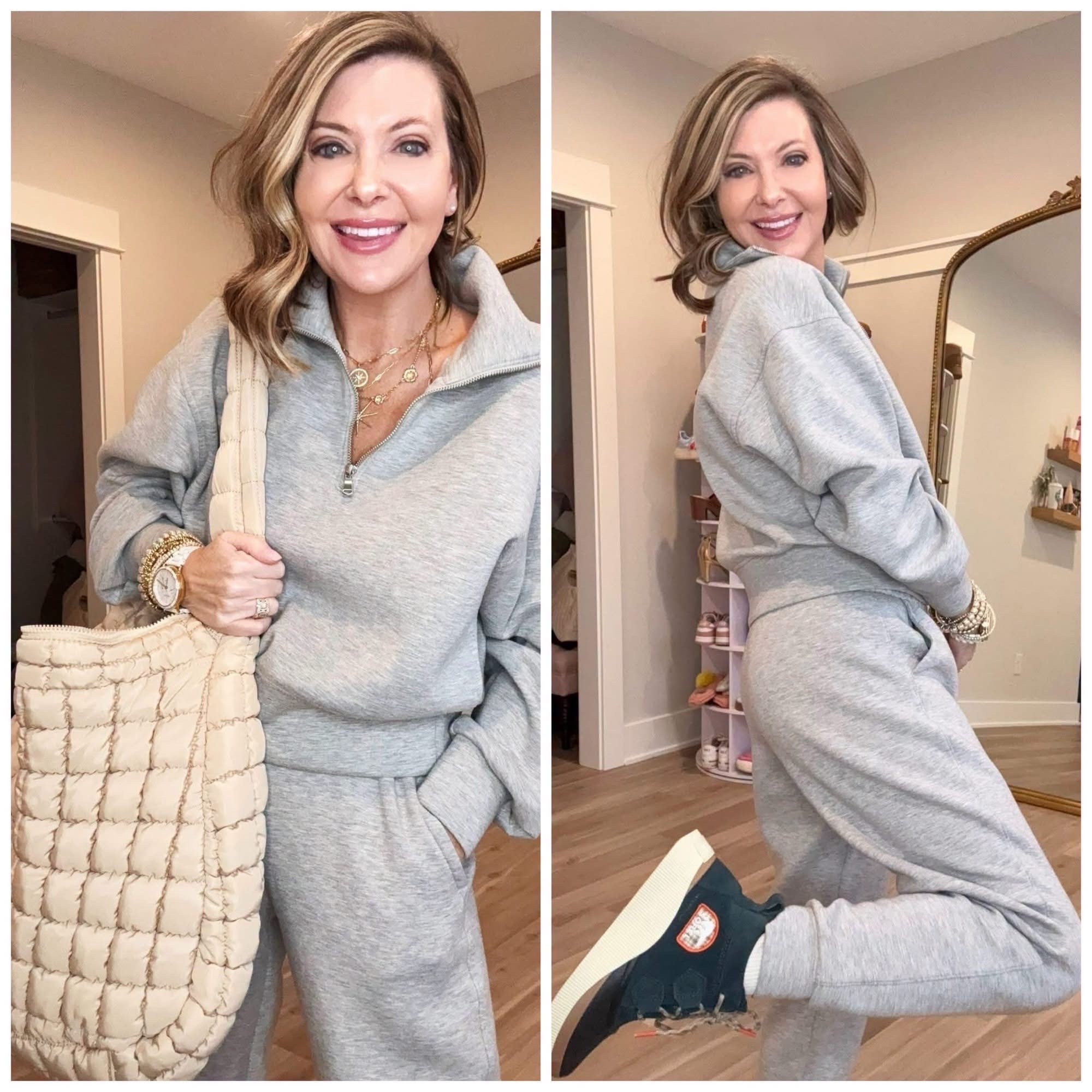 Good morning! Happy Sunday! I just noticed my superrr soft jogger set from Old Navy is on a HUGE sale! I promise you it’s a great one! Waterproof S O R E L boots on sale too! 

Dropping 🔗👇 to shop