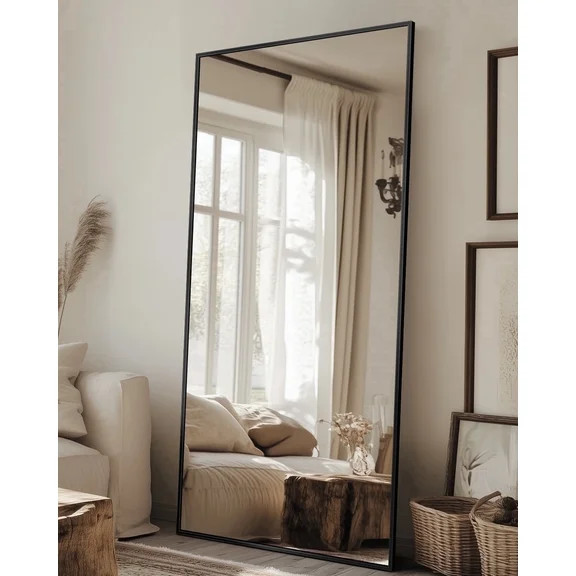 EDX Full Length Mirror 56"x15" Full Body Mirror Rectangle Free Standing Wall Mounted Leaning Hang... | Walmart (US)