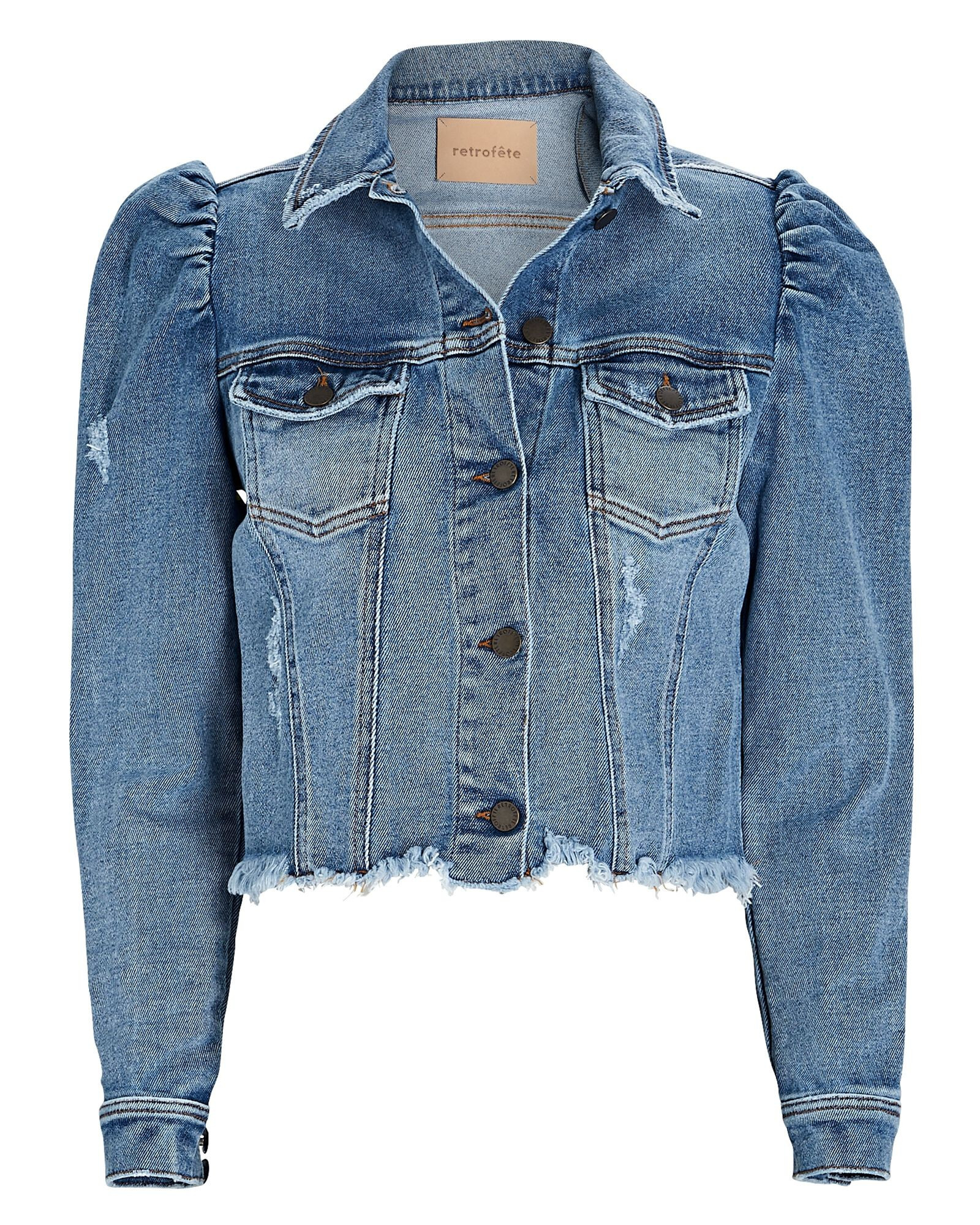 Rissa Cropped Denim Jacket | INTERMIX