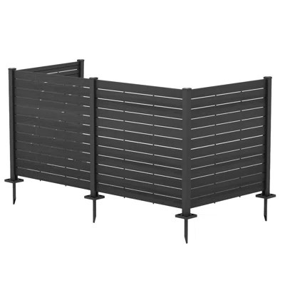 Kozyard 50" W X 48" H Outdoor Privacy Screens Air Conditioner Fence Panels, Pool Equipment Enclosure, Trash Can Screens Fence Kit | Wayfair North America