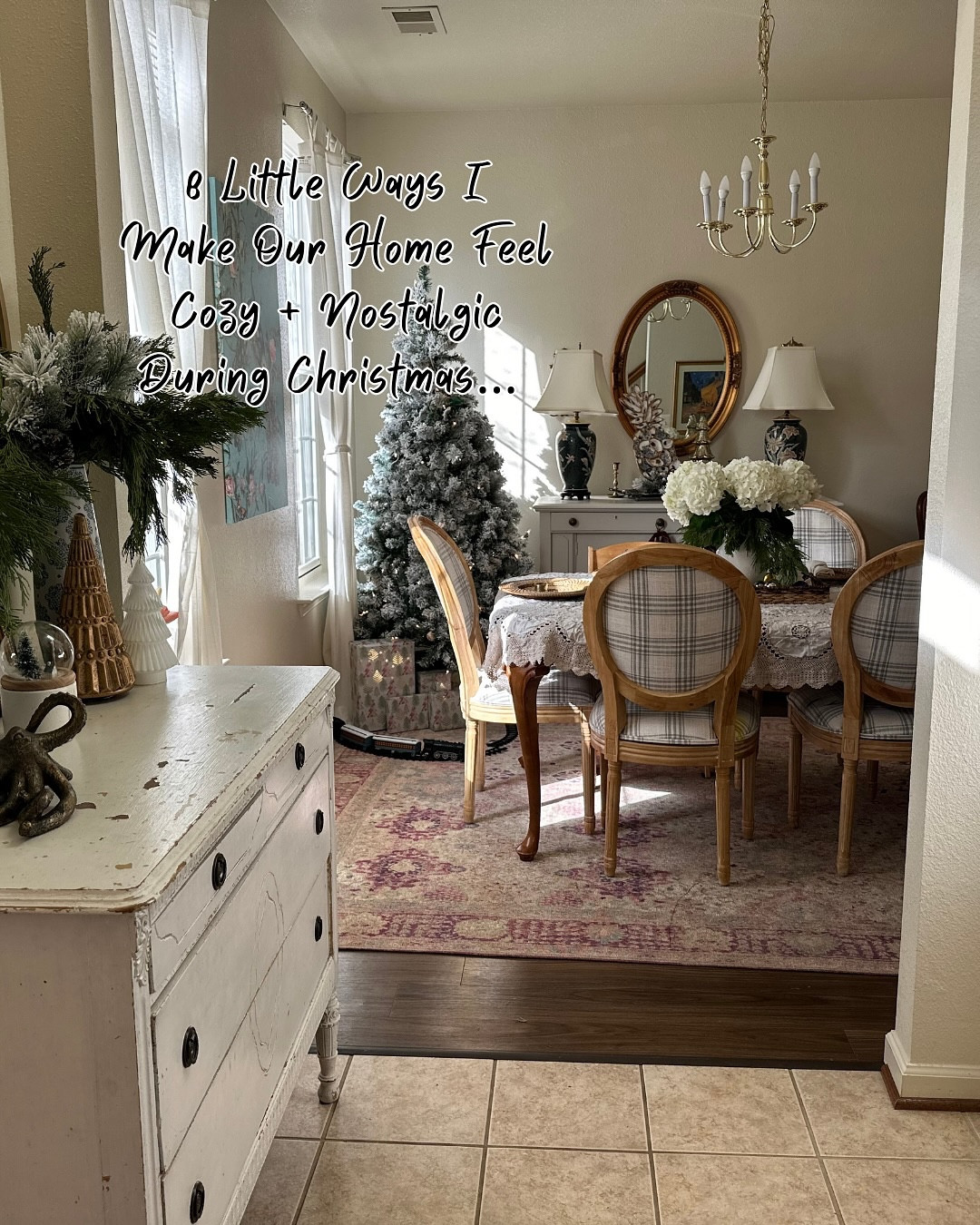 8 little ways I’m making our home feel cozy and nostalgic this Christmas…

Soft lighting at 4pm, cinnamon in the air, kids rearranging the ornaments (again 😂), and all the tiny things that make this season feel a little more magical. ✨

It’s not about having the “perfect” home -  it’s about creating moments that feel like warmth, comfort, and childhood memories all wrapped up together.

If you’re craving a slower, cozier holiday this year, you’re in good company. 🫶

What’s one small thing you’re doing to make your home feel magical?

Linked some of my favorite, budget friendly Christmas decor items in my bio or comment LINK ⤵️ but as always, feel free to ignore in favor of your local businesses & thrift finds. 🫶

#CozyChristmas #HolidayHome #ColorfulChristmas #ChristmasDecorInspo #VintageChristmas #CozyHomeDecor #NostalgicChristmas #ChristmasAesthetic #HomeForTheHolidays #FestiveHome #CottageCoreChristmas #LTKHome #LTKHoliday #HolidayDecorIdeas #CozyHomeVibes