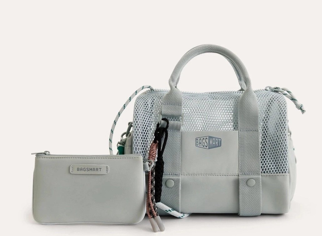 👜 REIKI Mesh Mini Duffle — the Cutest Everyday + Gym Bag

Meet the mini duffle that does it all. This BagSmart REIKI 5.5L Mesh Mini Duffle is compact, stylish, and perfect for everything from hot yoga and pilates to errands, mom-life, travel days, and hot girl walks. The mesh design keeps your essentials visible and breathable, while the adjustable bottom straps hold a yoga mat or jacket. It includes a detachable zip pouch for keys, makeup, or cards — such a good under-$40 gift idea 🎁✨

Carry it crossbody, on your shoulder, or by the top handles. It fits your daily must-haves without the bulk and looks adorable doing it.

Linked pieces:
• REIKI 5.5L Mesh Mini Duffle (Mineral Gray)
• Detachable matching pouch

gym bag aesthetic • mini duffle bag • mesh crossbody bag • hot girl walk essentials • athleisure accessories • affordable gift ideas • BagSmart travel bags • fitness gifts for her • everyday carry essentials • LTK holiday gifting • trending gym tote • under $50 gift idea 🎁✨

#LTKActive #LTKGiftGuide #LTKmomlife