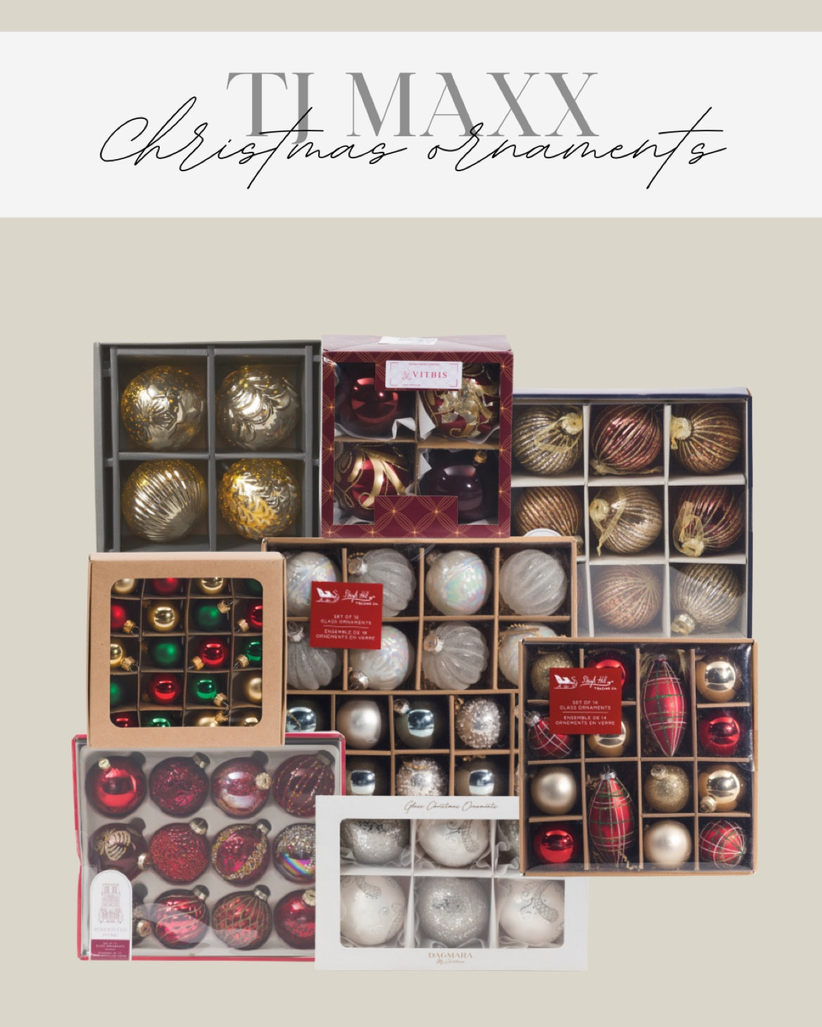 TJ Maxx — affordable Christmas ornaments🎄 

#tjmaxxfinds #tjmaxxholiday #holidaydecor #christmastreedecor #ornaments #affordablefinds #affordableornaments #treeornaments #christmasornaments #ornamentsunder30 #ornamenrsunder20 #holiday #dealoftheday 

#LTKSeasonal #LTKFindsUnder50 #LTKHoliday
