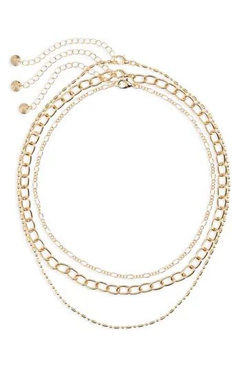 Set of 3 Chain Link Layering Necklaces | Nordstrom