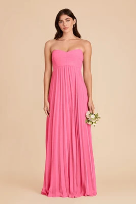 Bon Bon Pink Bridesmaid Dress Chiffon Size Small Birdy Grey Sasha | Birdy Grey