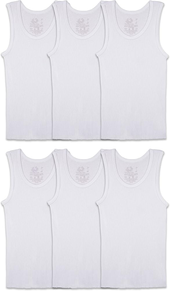 Fruit of the Loom Boys' Eversoft Cotton Undershirts, T Shirts & Tank Tops | Amazon (US)