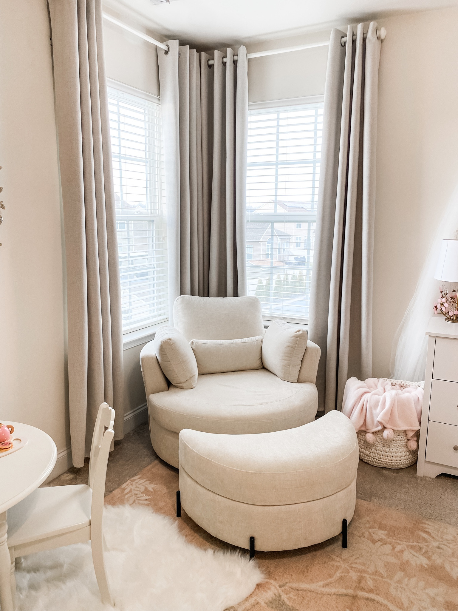 Dreamy Seating Area In Kids Bedroom 

#LTKbaby #LTKfamily #LTKkids