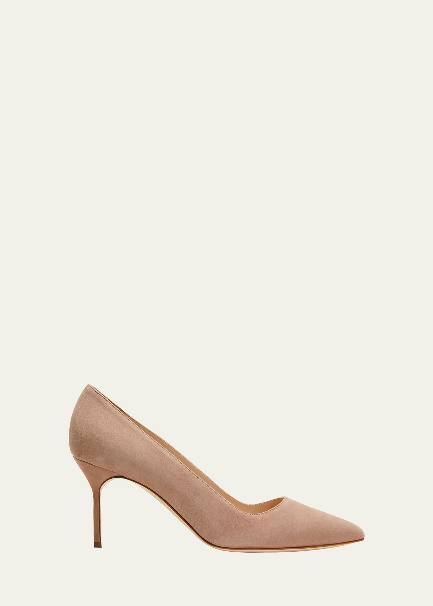 Manolo Blahnik BB 70mm Suede Stiletto Pumps | Bergdorf Goodman