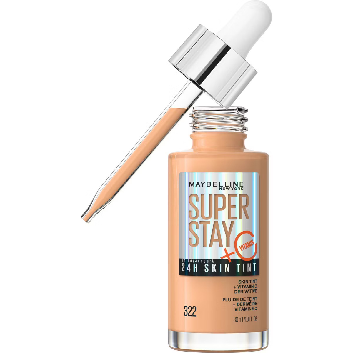 Maybelline Super Stay 24HR Skin Tint Foundation with Vitamin C - 1 fl oz | Target