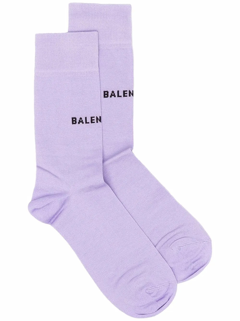 Balenciaga Intarsia Logo mid-calf Socks - Farfetch | Farfetch Global