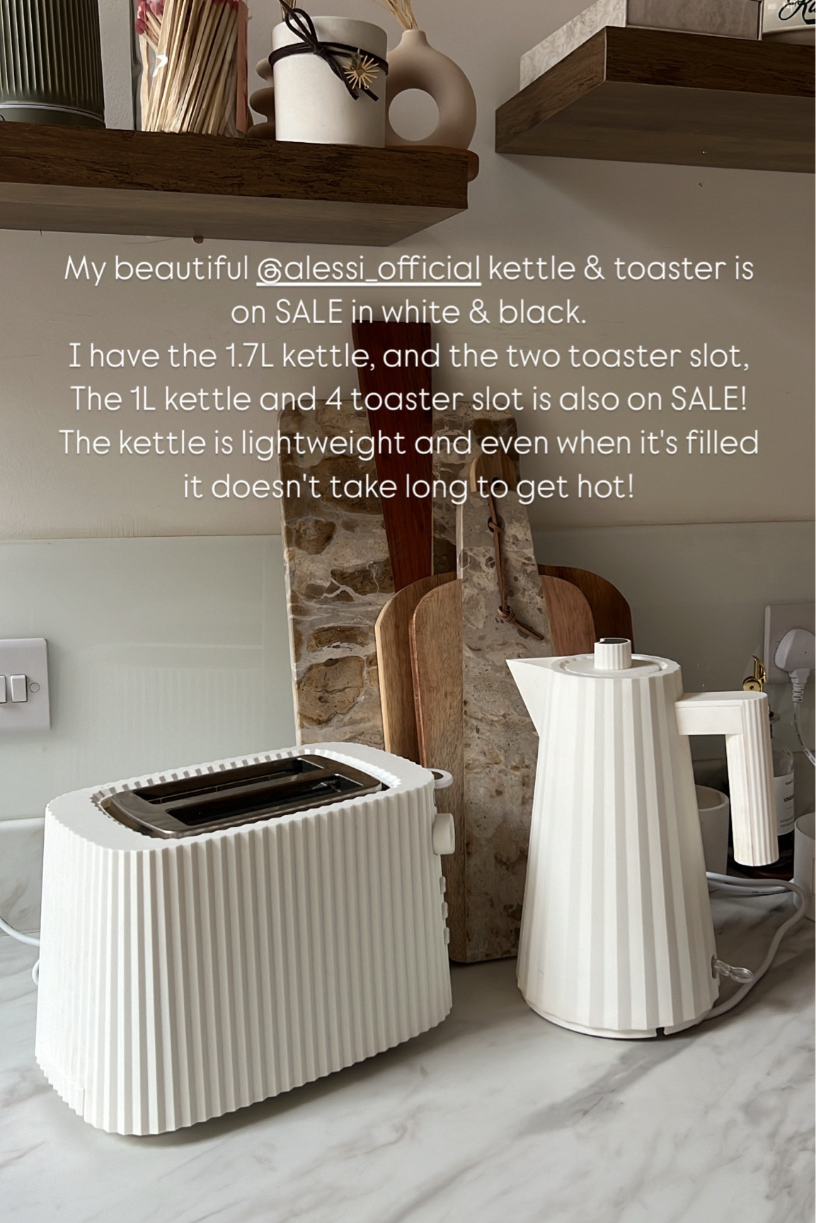 My home items the alessi kettle and toaster are on sale
I have the 1.7L kettle and two slot toaster!

use CODE BF10 for extra 10% off sale price 

#LTKhome #LTKCyberWeek #LTKgiftguide