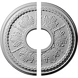 Ekena Millwork CM13TI2 Tirana Ceiling Medallion, 13 7/8"OD x 3 3/4"ID x 1 1/4"P, Factory Primed -... | Amazon (US)