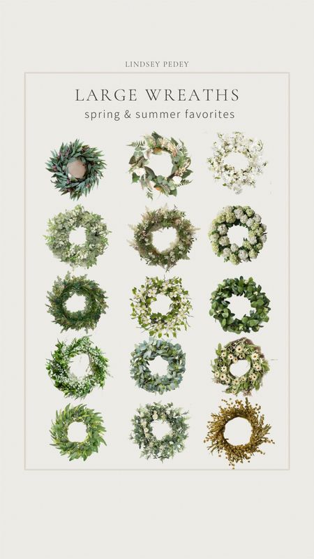 Large wreaths for spring and summer over 24”! 



Spring front porch , spring entryway , McGee & co. , Target finds , Target deals , Target home , hearth and hand , magnolia , potterybarn , house of jade , tj Maxx , look for less , Walmart finds , Walmart deals , Walmart home , soring decor 

#LTKsalealert #LTKhome #LTKstyletip