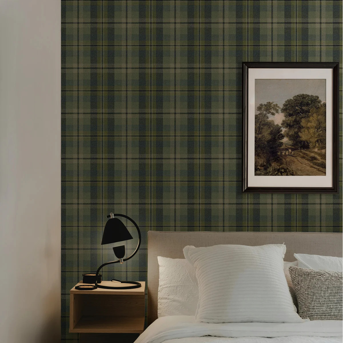 Harry & Grace Pavestone Thornbury Tailored Plaid Peel And Stick Wallpaper | Wayfair North America