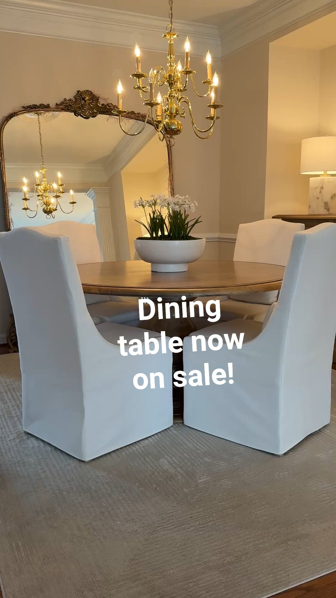 My new dining table is now on an incredible sale for a limited time! 