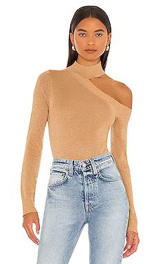 Camila Coelho Bexley Sweater in Camel Shimmer from Revolve.com | Revolve Clothing (Global)