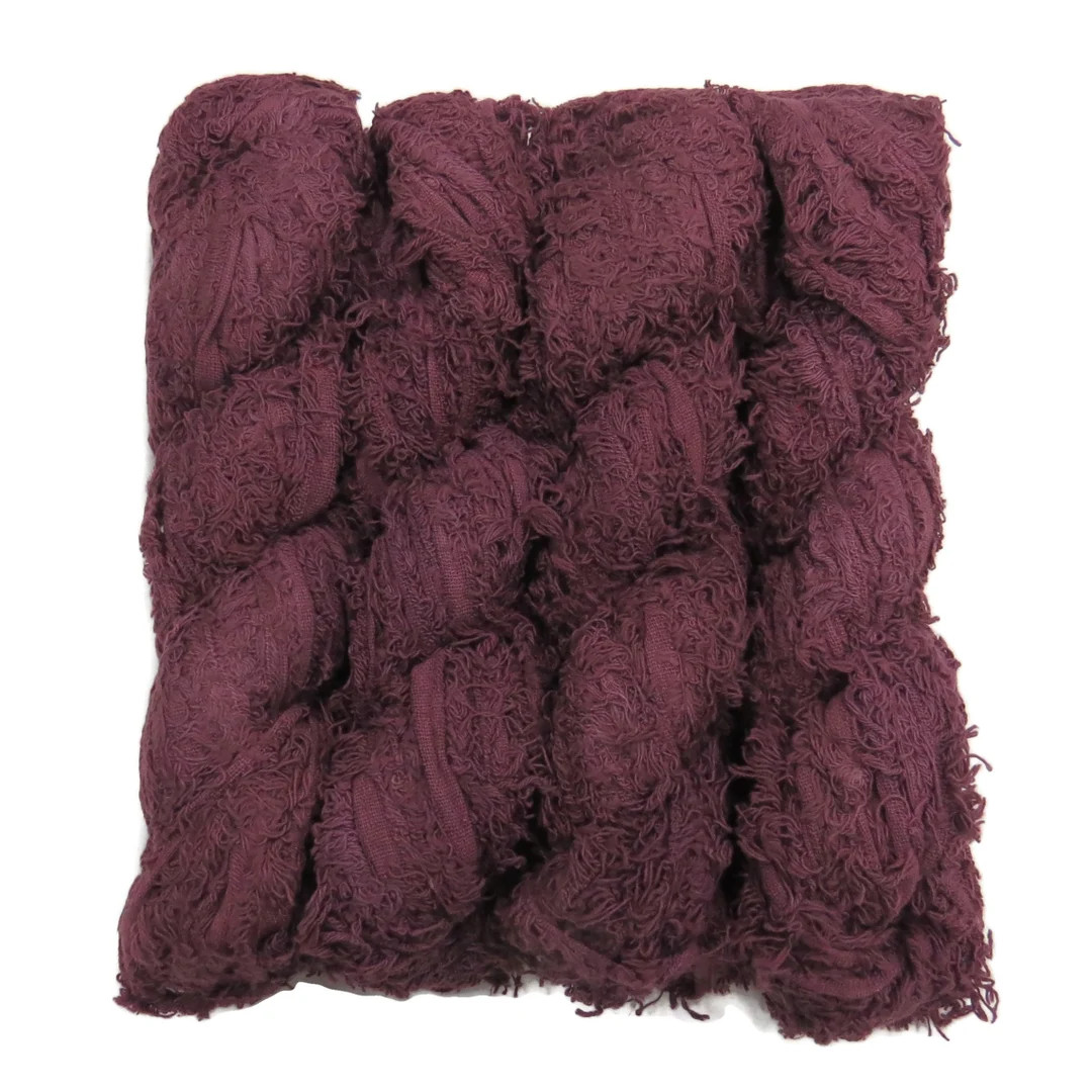 New Fuzzy Cotton Brushed Vegan Yarn Color: Red Onion - Etsy | Etsy (US)