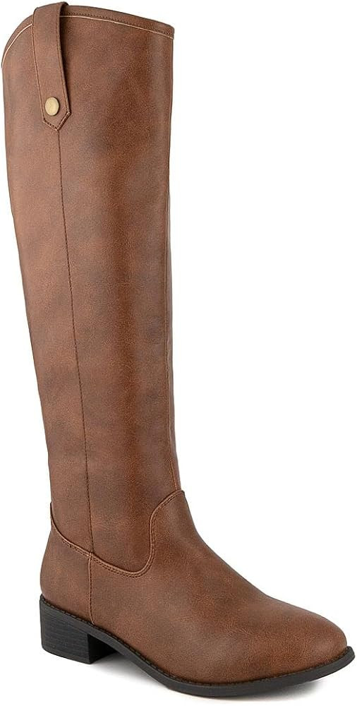 LONDON FOG Womens Irie Riding Boot, Regular and Wide Calf colors available | Amazon (US)