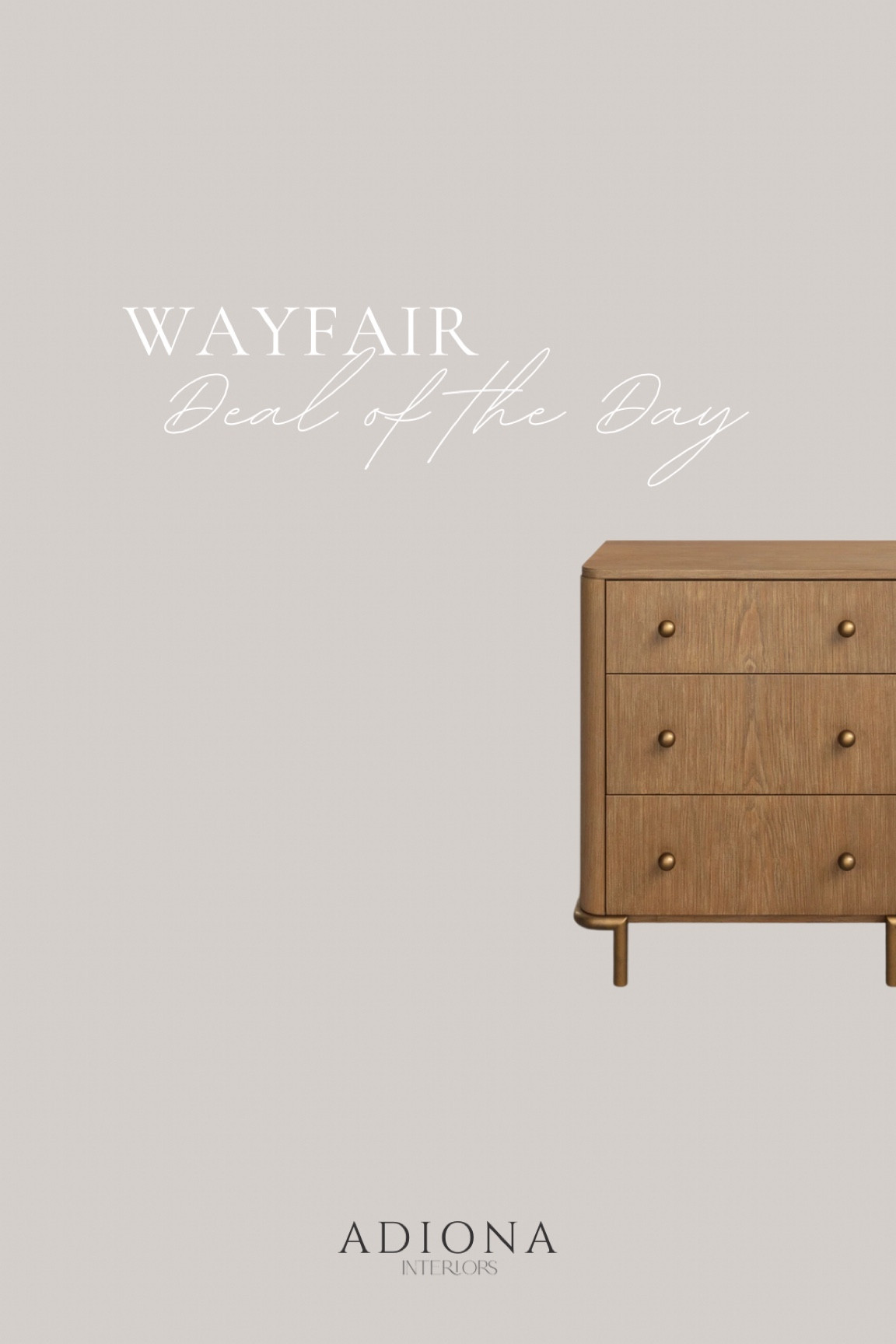 Wayfair deal of the day 

Wayfair finds, budget furniture, nightstand 

#LTKSaleAlert #LTKHome #LTKStyleTip