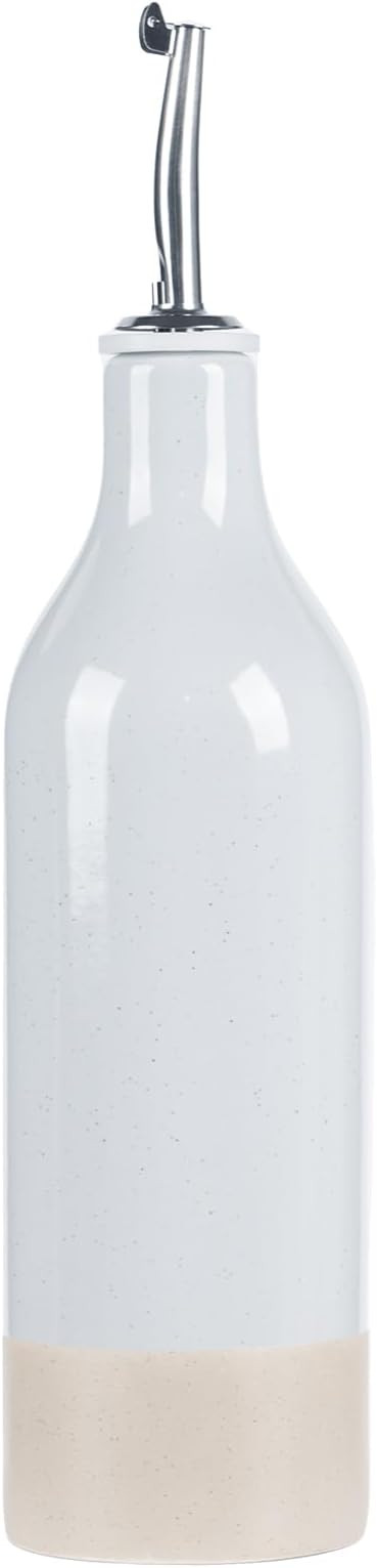 famiware Milkyway 16oz Ceramic Olive Oil Dispenser Bottle, 1 Piece Oil Dispenser for Kitchen with... | Amazon (US)