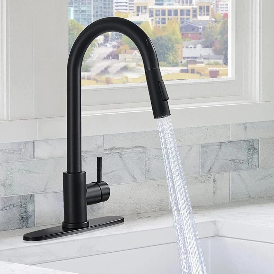 Senlesen Pull Down Kitchen Faucet 8-PH2203XPT-8YS | Wayfair North America
