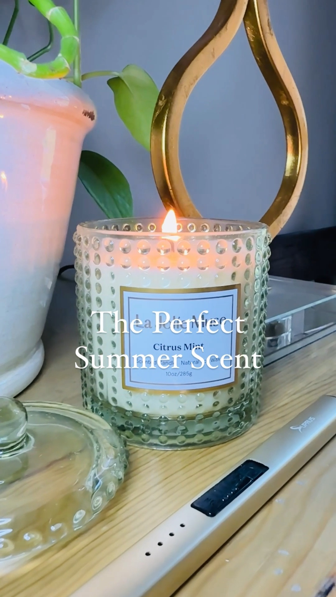 New Candle Crush: Citrus Mint by 
La Jolie Muse 🍋🌿#gifted

Just added the dreamiest summer scent to my home! 

The Citrus Mint candle by La Jolie Muse is everything I want this season—fresh, clean, uplifting, and perfectly balanced. 

Think bright lemony citrus with a touch of mint that instantly makes your space feel refreshed and ready for summer.

And can we talk about the gorgeous green vessel? It’s a decor piece on its own—so pretty on a shelf, console, or bathroom tray.

This is one of those candles that looks just as beautiful as it smells. I’m already thinking about ordering a backup before it sells out!

Linked it for you below along with a few other favorite summer candles I’m loving right now. 🌿🕯️

#LaJolieMuse #SummerScent #CandleLovers #CitrusMint #HomeFragrance #GreenDecor #StyledSpaces #LTKhome #LTKfinds #LTKbeauty #HomeVibes #AffordableLuxury

#LTKHome #LTKStyleTip #LTKSummerEdit