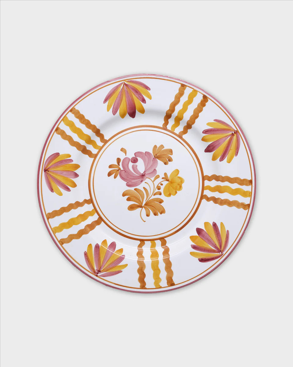 Blossom Dinner Plate Yellow | Cabana Magazine
