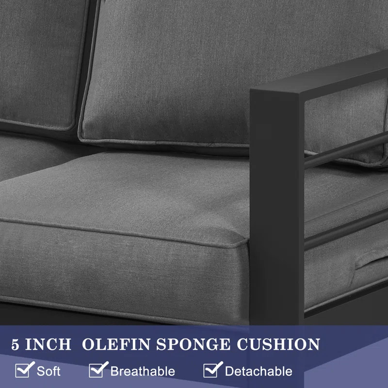 2 Piece Patio Aluminum Chair (Set of 2) | Wayfair North America