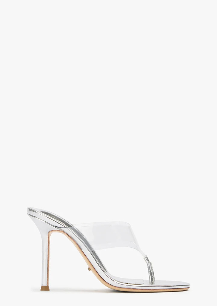 Dolli Clear Vinylite/Silver | Tony Bianco US