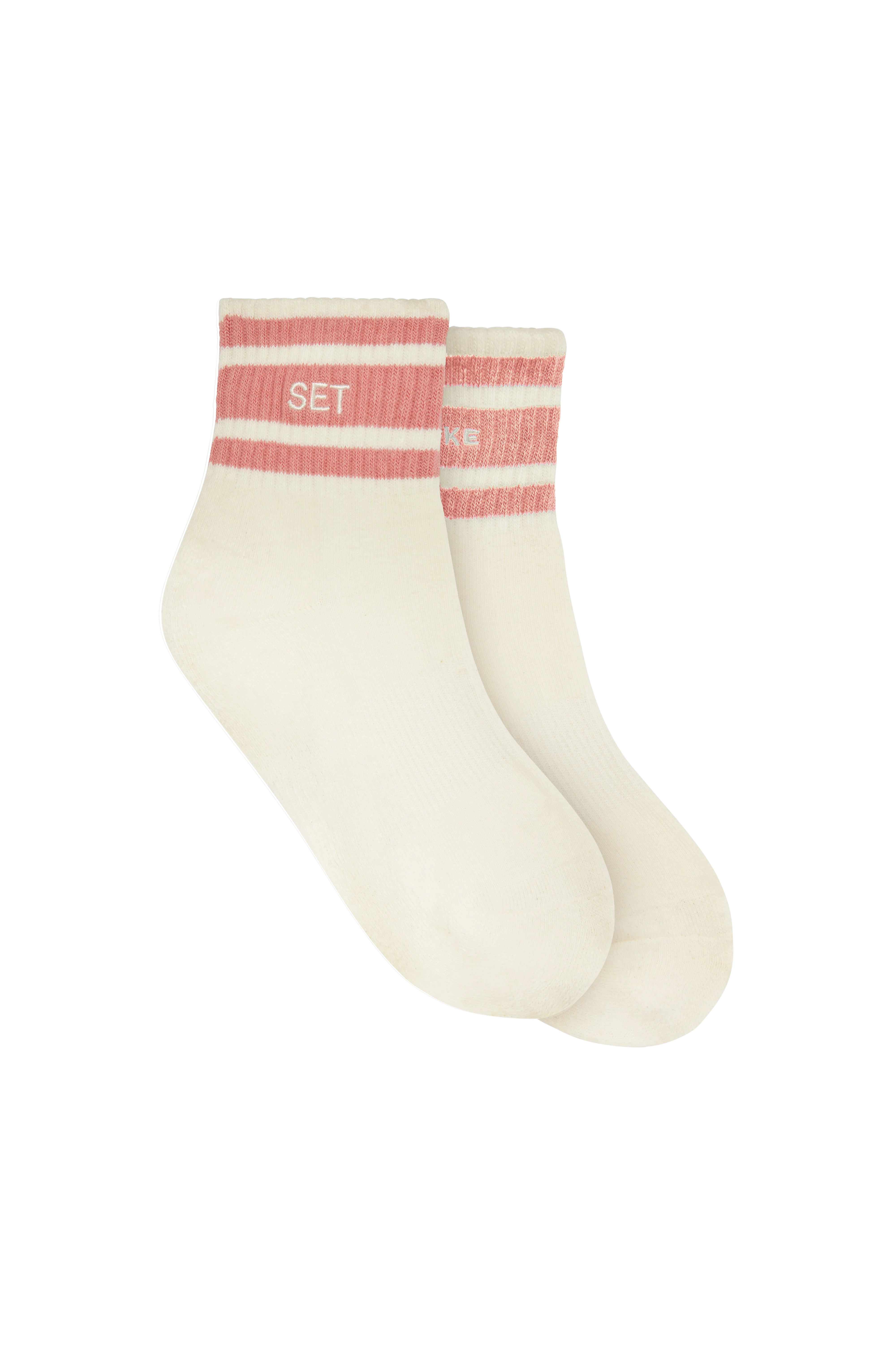 SET X PARKE STRIPE SHORTY SOCKS - BAKED | SET Active