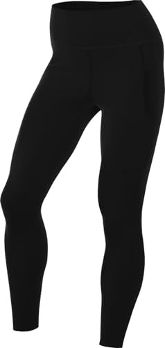 Nike Women's One High-Waisted 7/8 Leggings with Pockets, Black/White, Small at Amazon Women’s C... | Amazon (US)