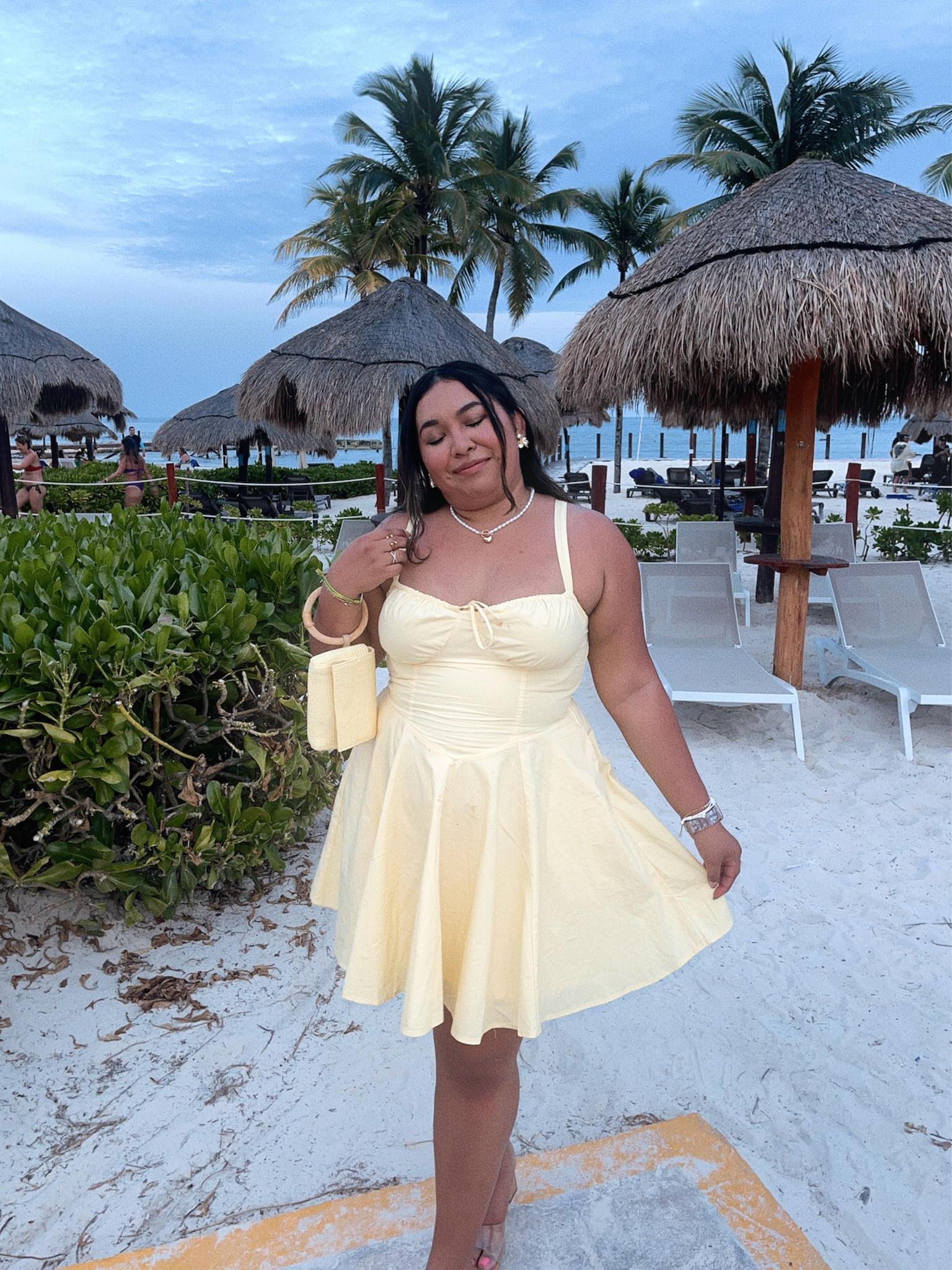 Vacation vibes 💛

Vacation outfit, yellow dress, clear sandals, Mexico outfit, vacation outfit idea

#LTKFindsUnder100 #LTKTravel #LTKMidsize
