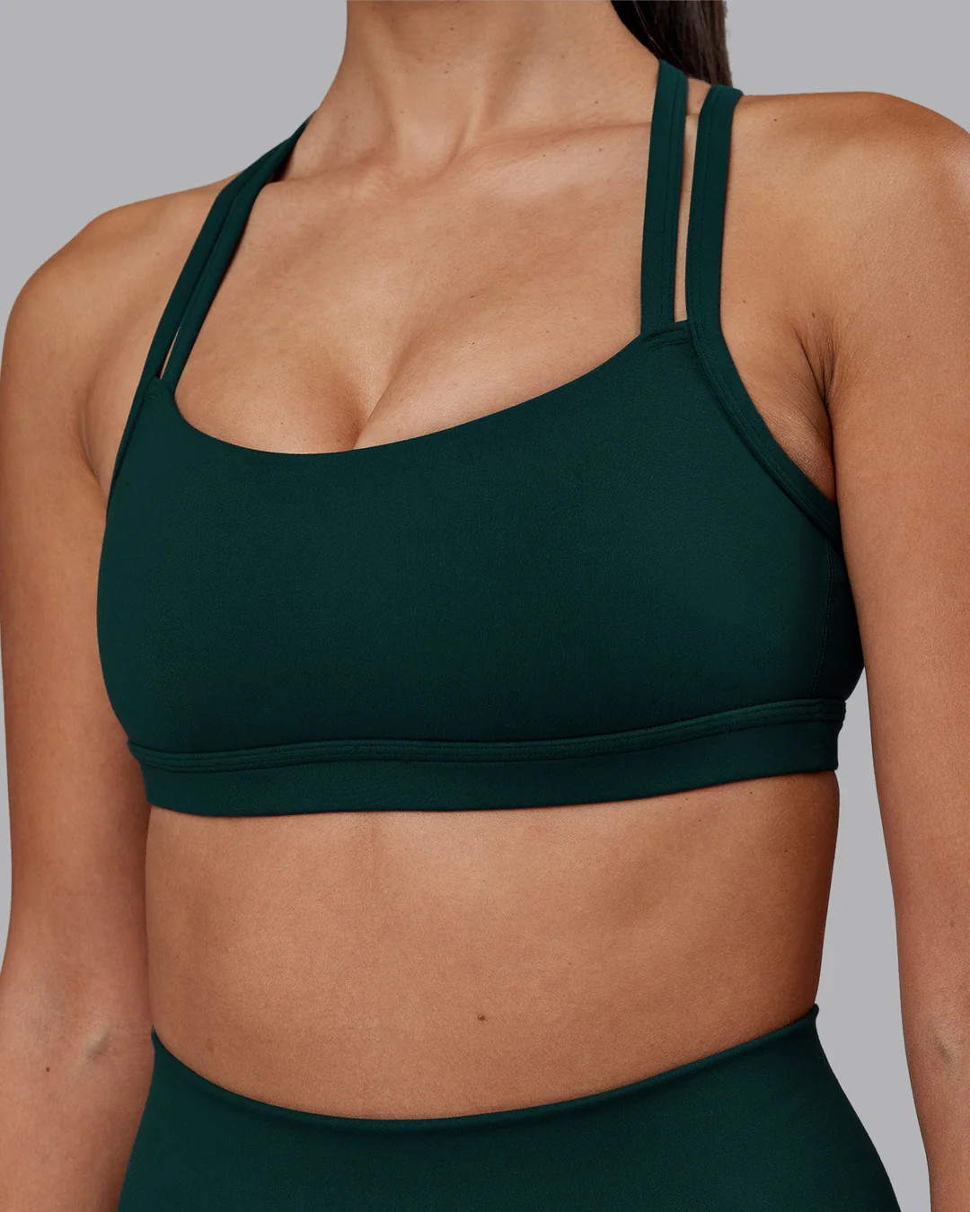 Velocity Sports Bra - Dark Moss | LSKD | LSKD