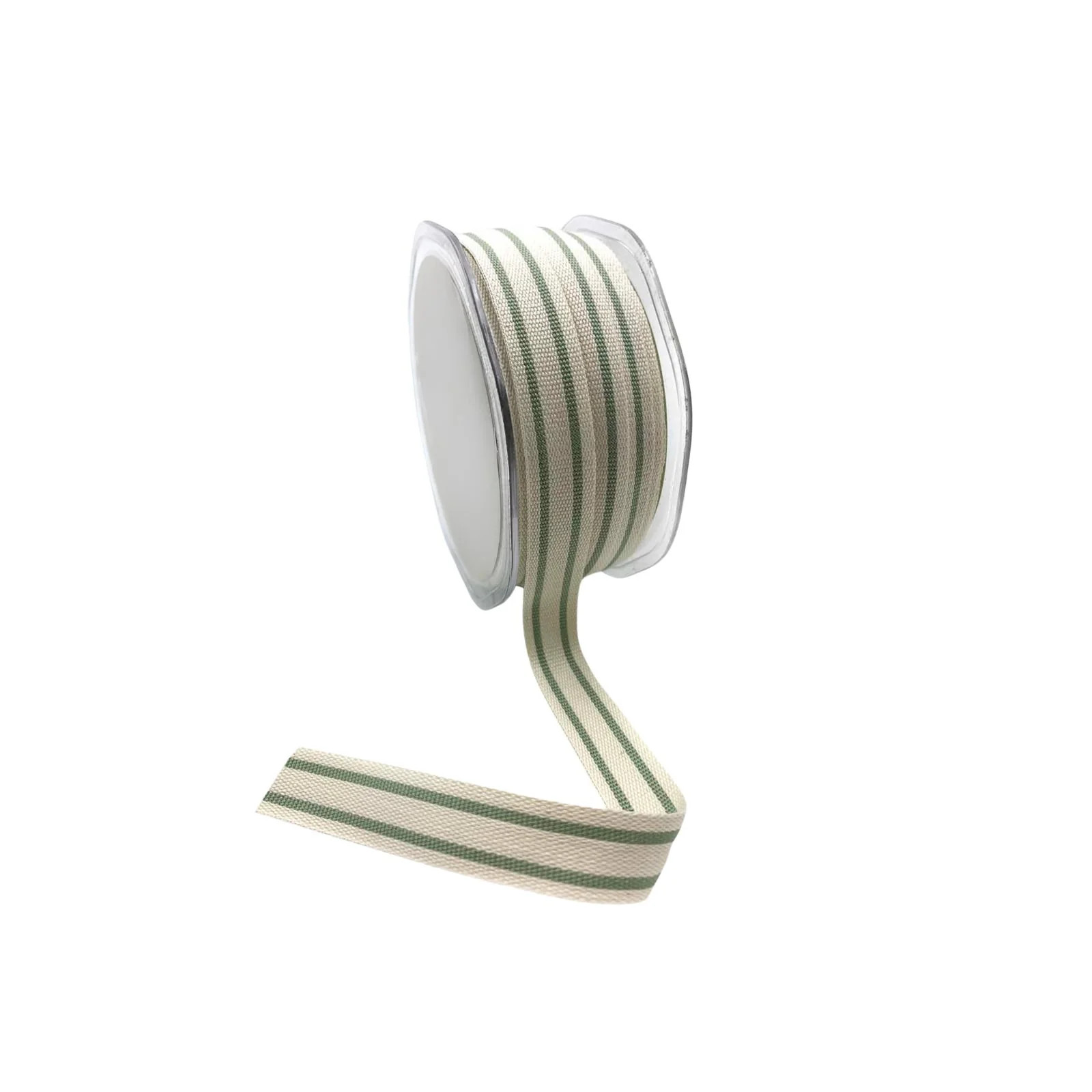 5/8" Sage Stripe Ribbon | Brooke & Lou | Brooke and Lou