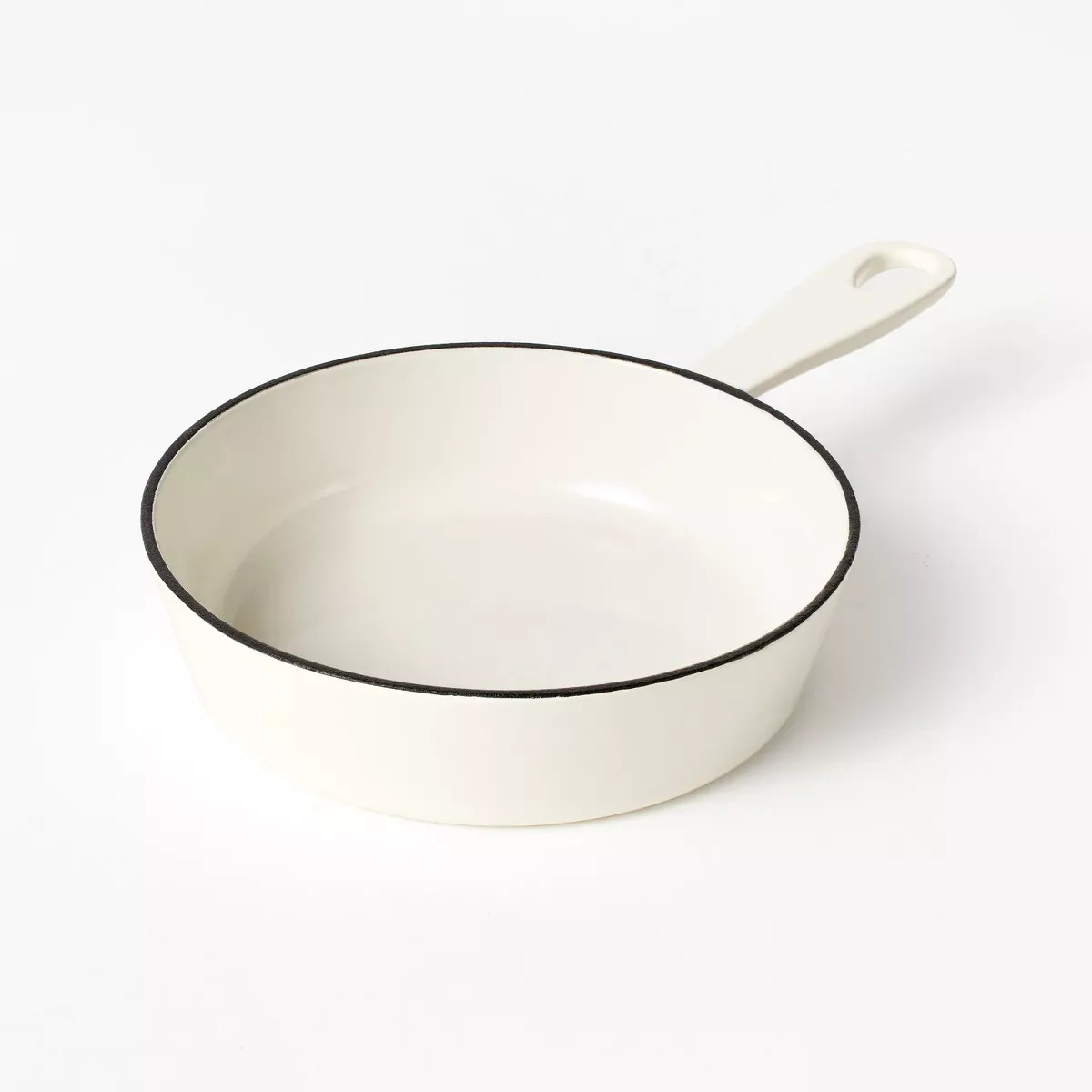 6" Enameled Cast Iron Skillet Cream - Figmint™ | Target