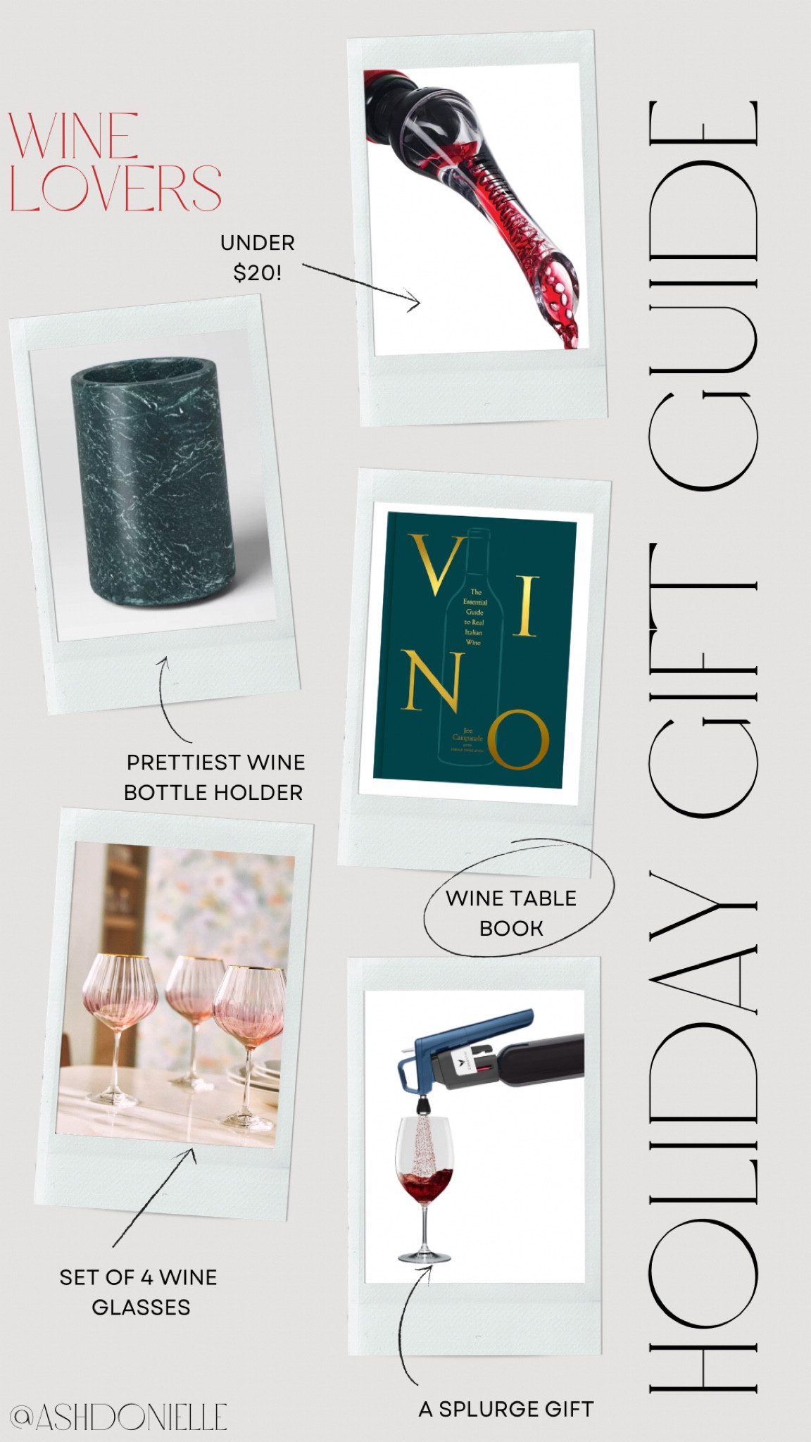 Gift ideas for the wine lover! 

#LTKHoliday #LTKSeasonal #LTKGiftGuide
