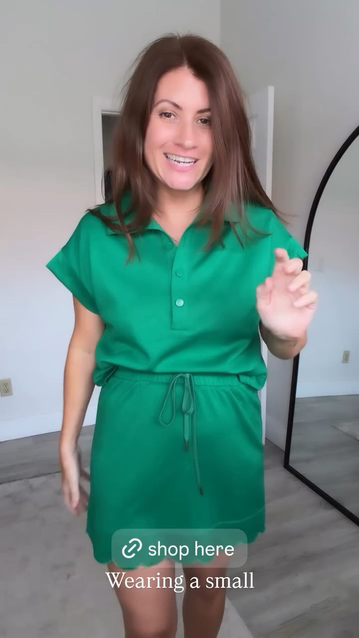 Wearing a small