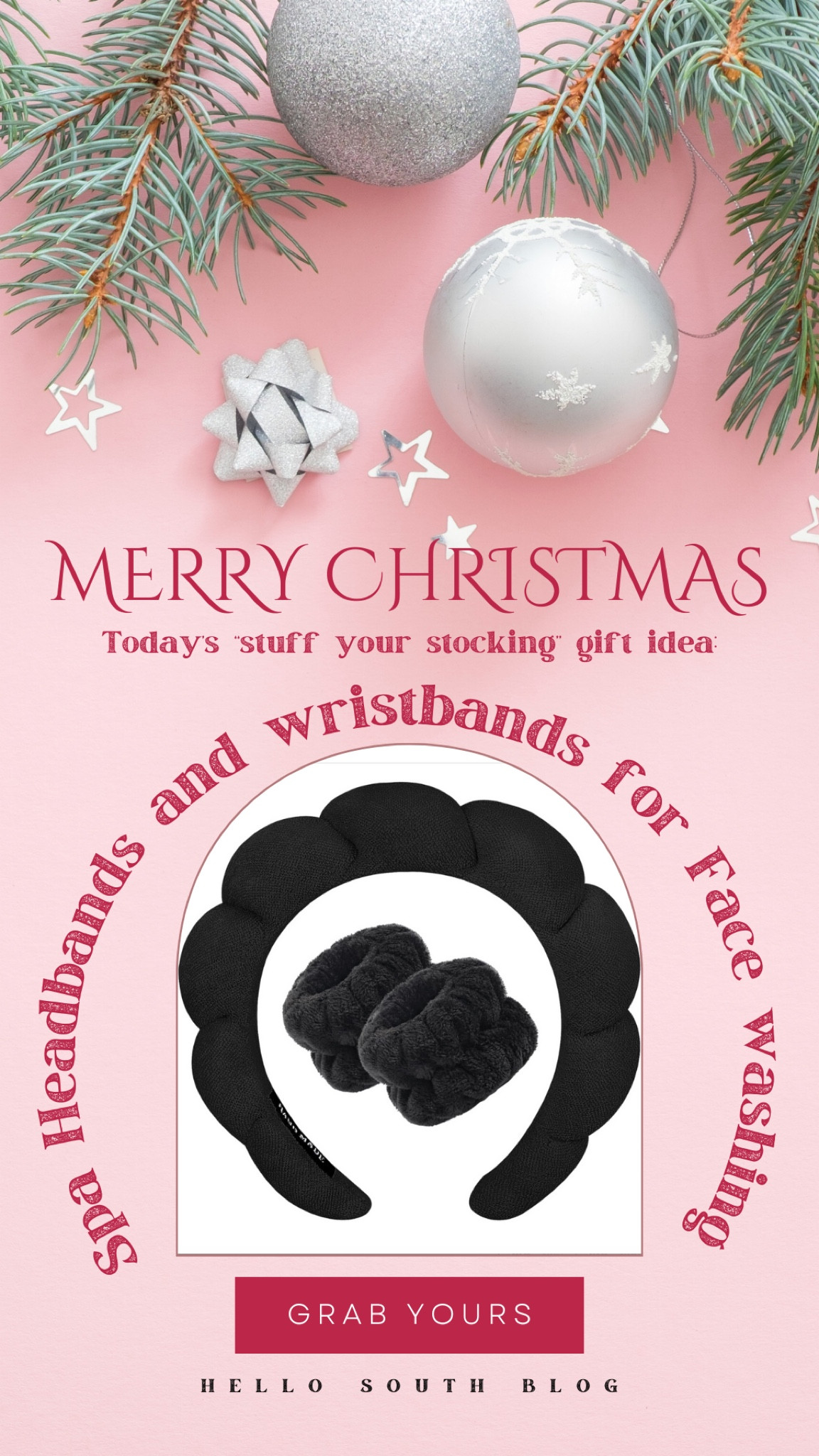 You may think that this isn’t necessary, but after you use them and, you wash your face and you don’t have water running down your arms, you will wonder why it took you so long to get one! 

These are also great stocking stuffer ideas for the women in your life! I have this and a few other options linked on my LTK page. 

Beauty accessories 
Face wash wristbands 
Wristbands 
Terry cloth wristbands 
Terry cloth headband 
Spa headband 
Microfiber headband 

#LTKHoliday #LTKbeauty #LTKGiftGuide