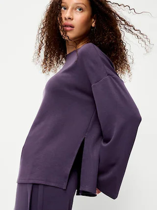 Bounce Lite Oversized Bell-Sleeve Tunic | Old Navy (US)