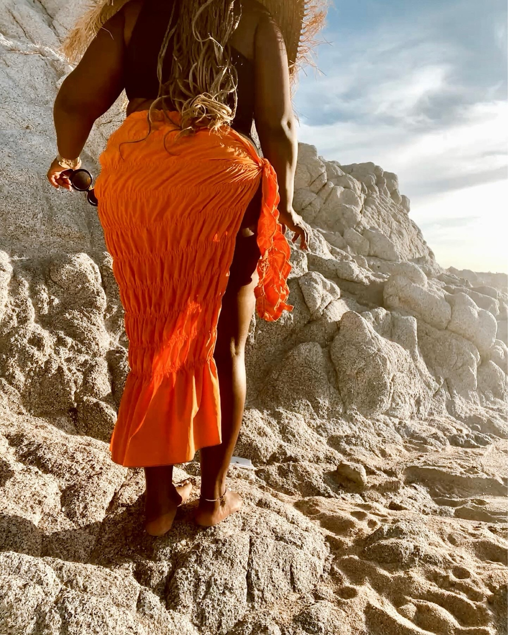 🐚🧜🏾‍♀️🧡 love this skirt! 
A style for less. IYKYK 

#LTKswim #LTKtravel