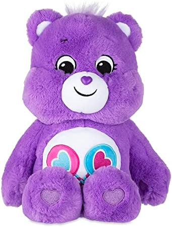 Care Bears Share Bear Stuffed Animal, 14 inches , Purple | Amazon (US)