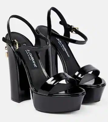 Keira patent leather platform sandals | Mytheresa (US/CA)